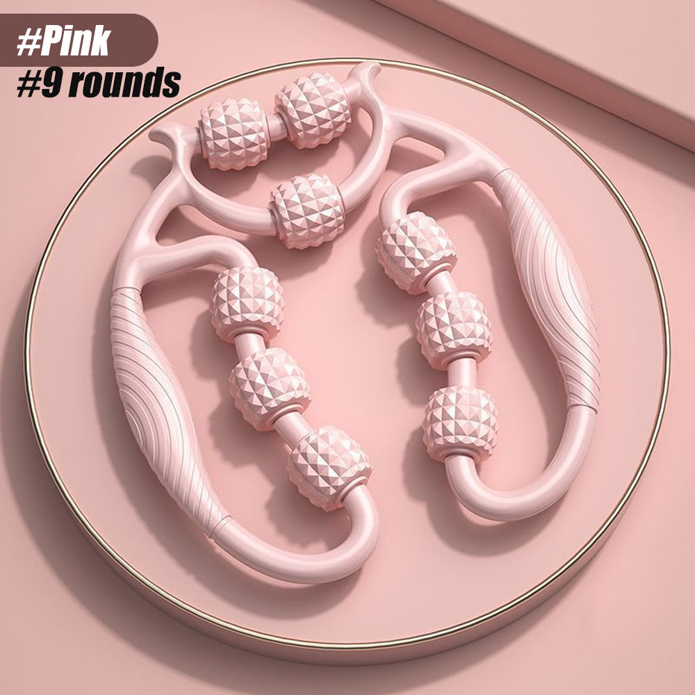 Newest 20 Wheel Annular Leg Clamp Massager Anti-cellulite Massager Body