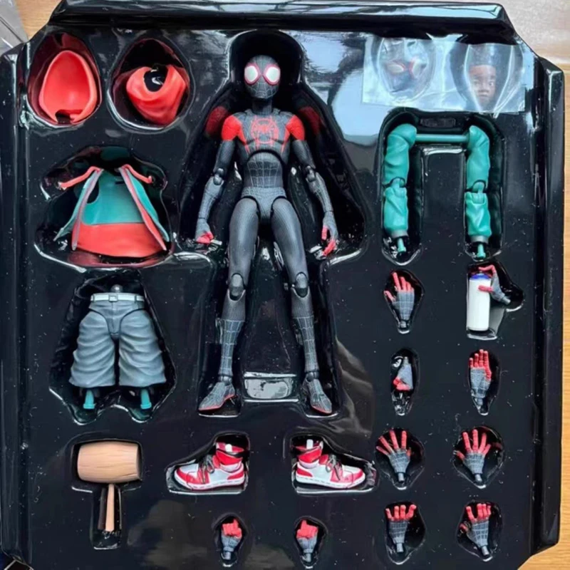 Miles Morales Spider Man Action figures 15cm Multi-Accessories