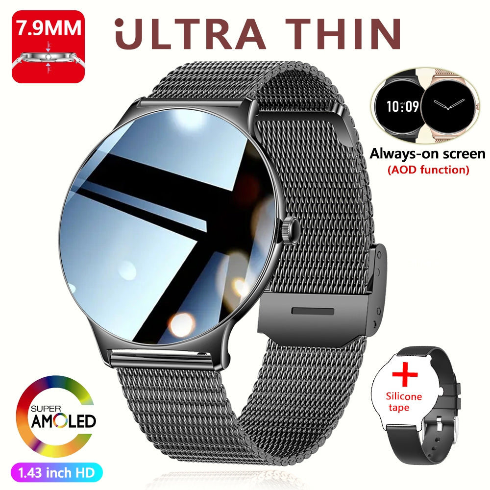 For Huawei Xiaomi New Ultra Thin Smart Watch