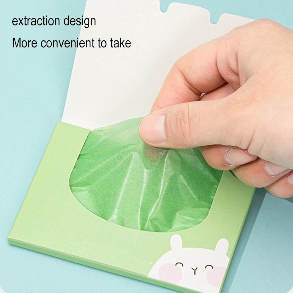 100Pcs new Face Oil Blotting Paper Protable