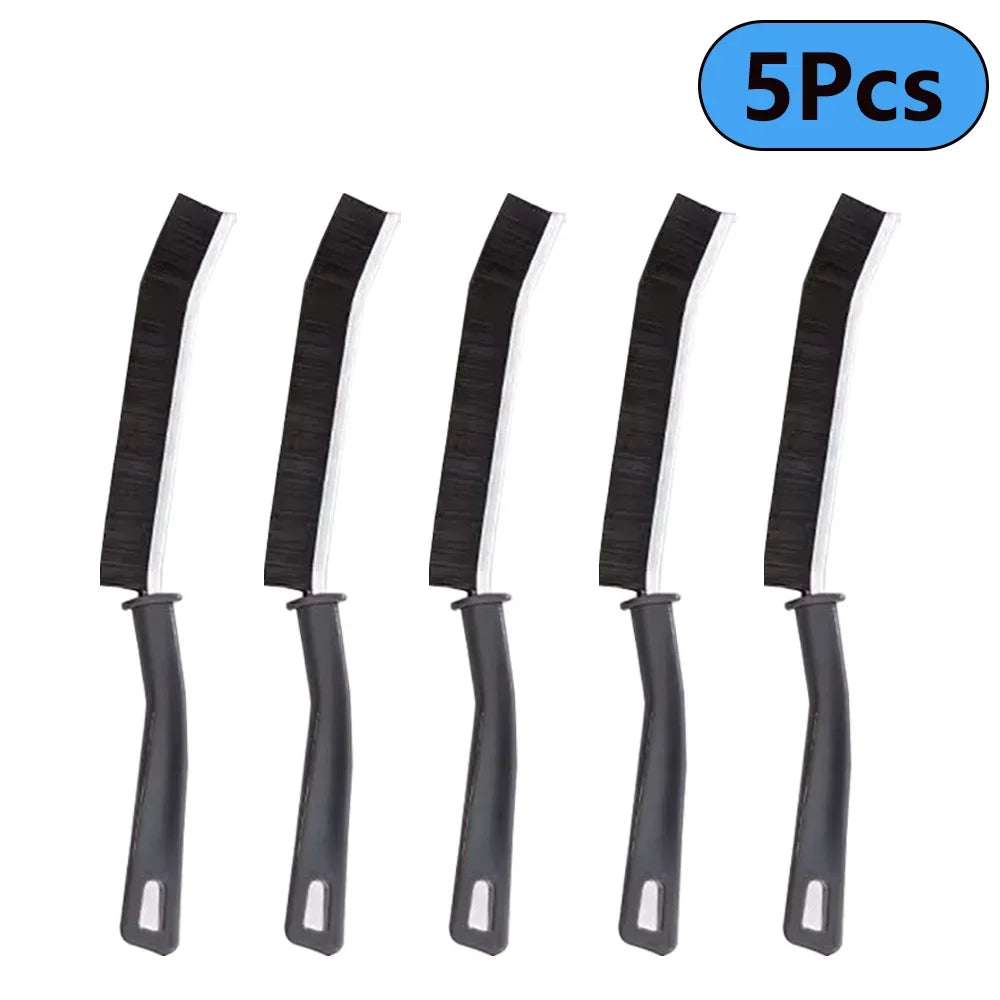 Cleaning Brush Hard-Bristled Crevice Cleaning Brush for Stiff Angled Bristles