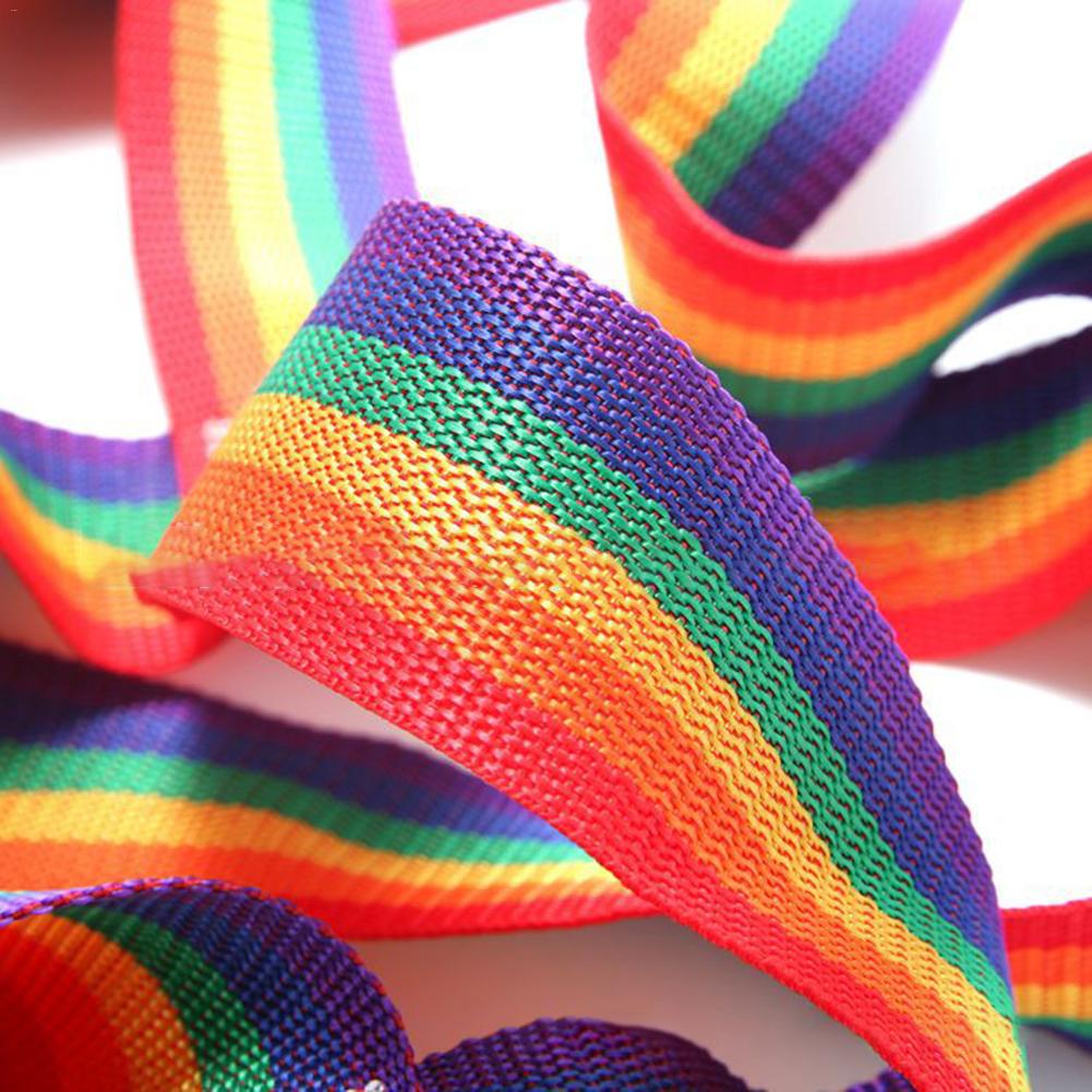 Outdoor Children Climbing Net Rainbow Ribbon Net