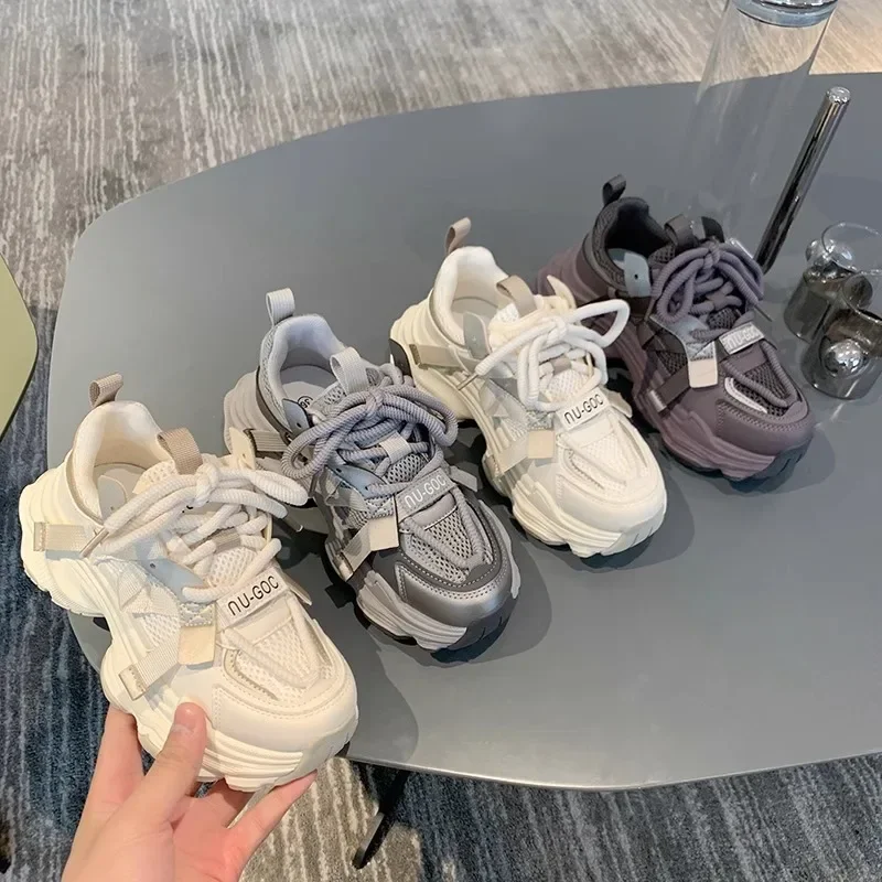 Women's Chunky Sneakers Breathable Mesh