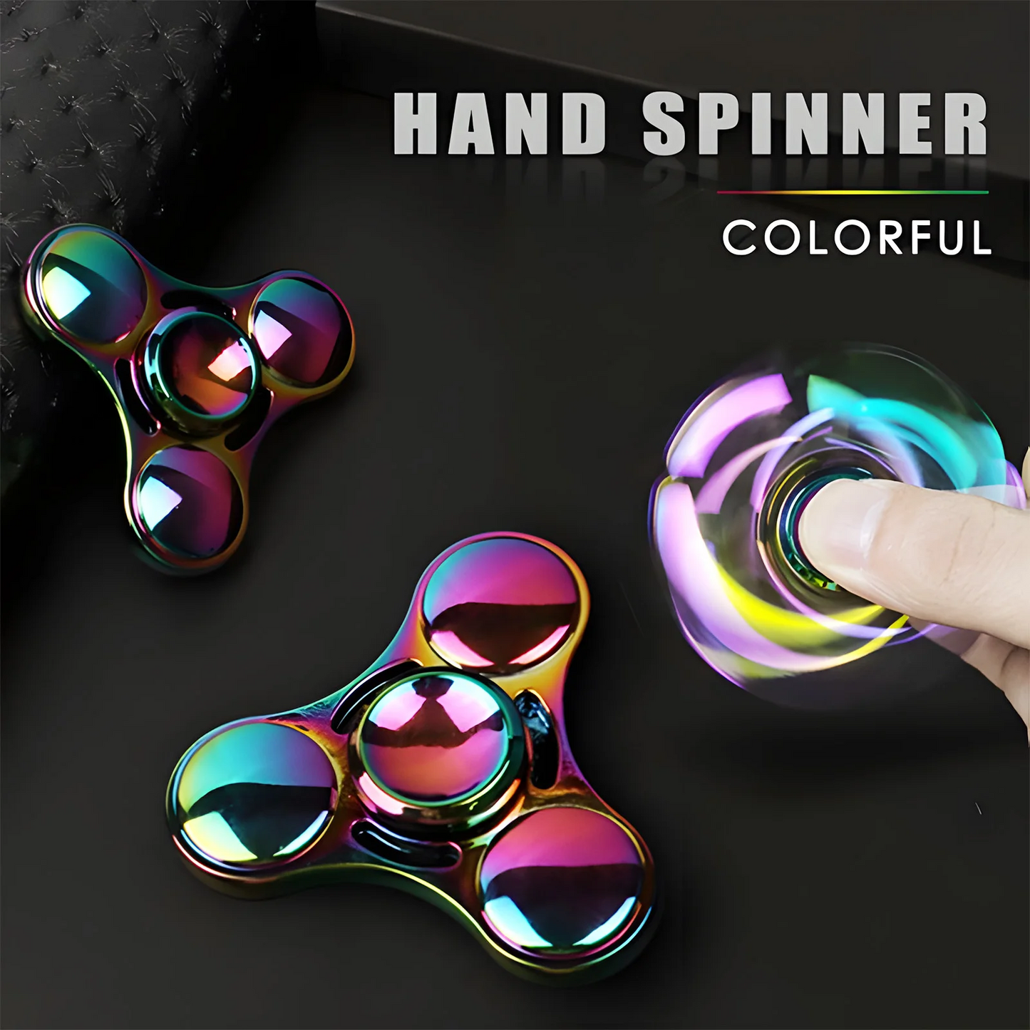 Stainless Steel Fidget Spinner 3 Minutes More - High Speed