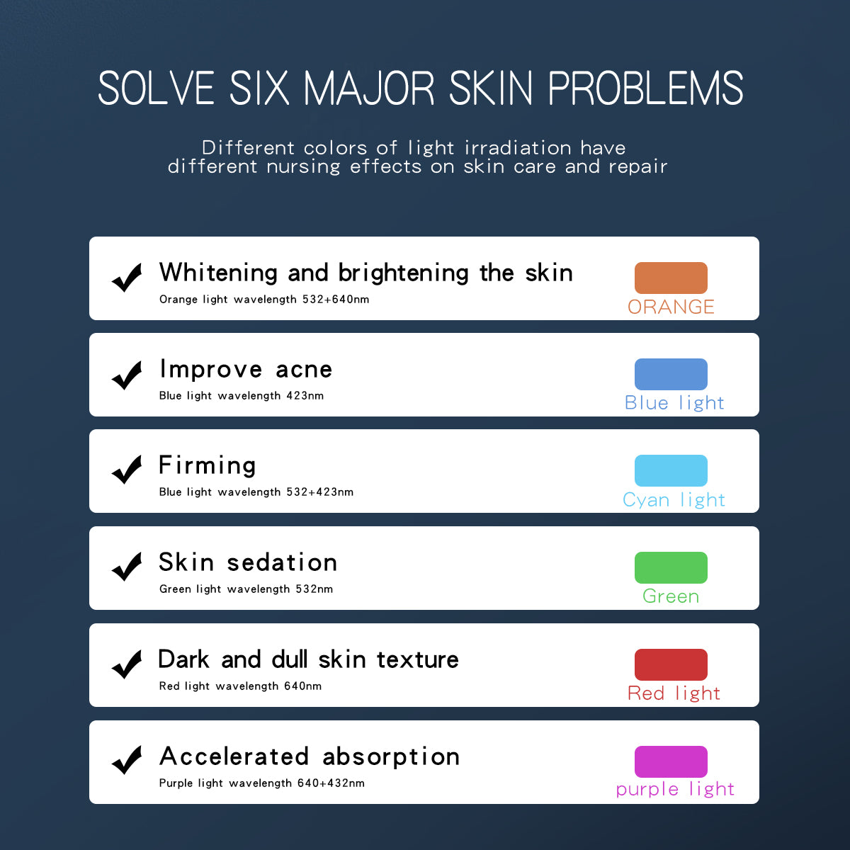 7 Colors Led Mask PDT LED Mask Light Therapy Skin Care Tools