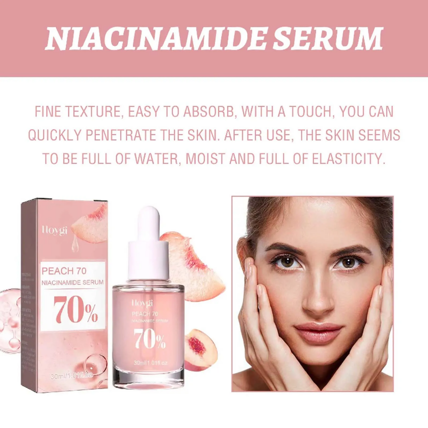 Peach 70% Niacinamide Facial Serum