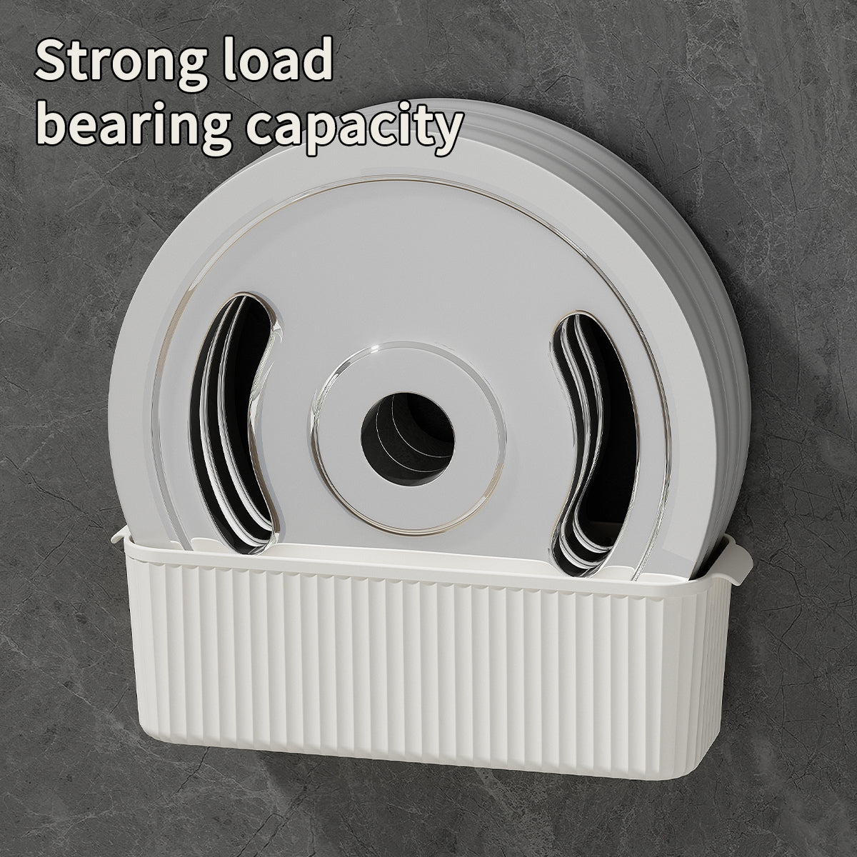 Wall Mounted Punch Free Self Adhesive Storage Rack