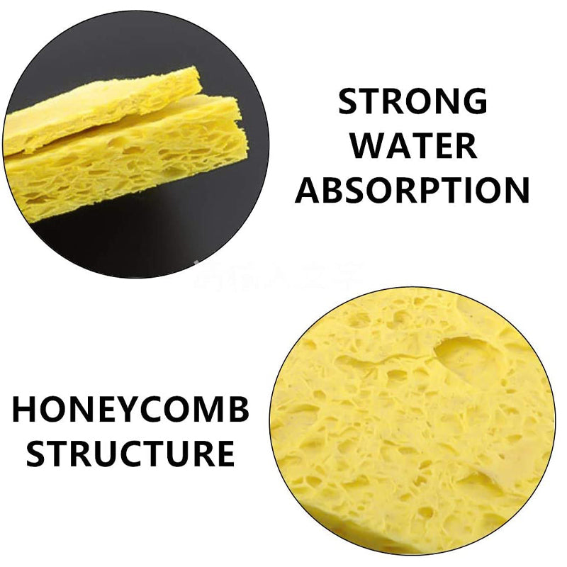 Yellow Cleaning Sponge Cleaner for Enduring Electric Welding Soldering Iron