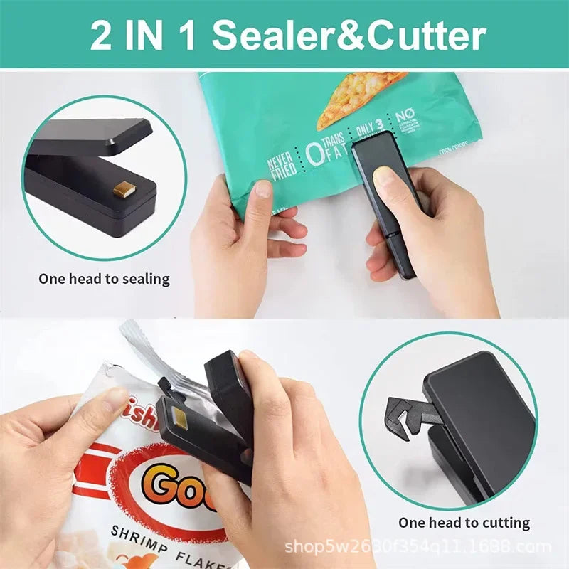 Heat Sealer USB Rechargtable Mini Sealing Machine