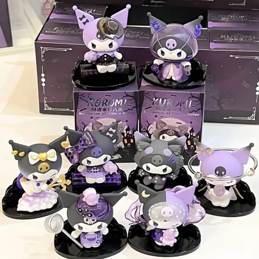 8pcs Sanrio Kuromi Blind Box Werewolf Series