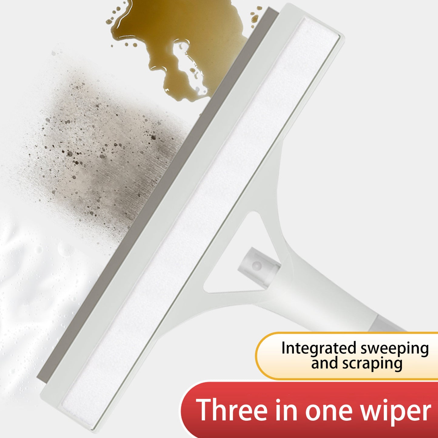 Shower Squeegee Three-In-One Silicon Shower Squeegee