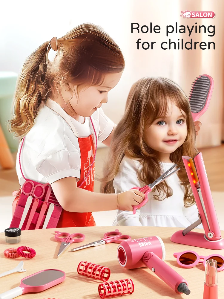 Kids Make Up Toys Simulation Haircut Kit Children's