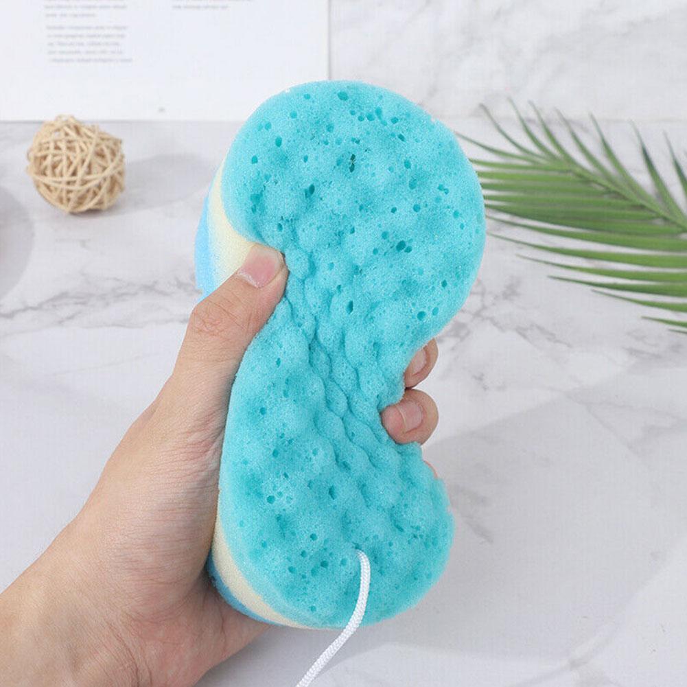 Three-layer Wave Bath Sponge Body Brush Shower Skin Clean Massage Cleaning Shower Brush
