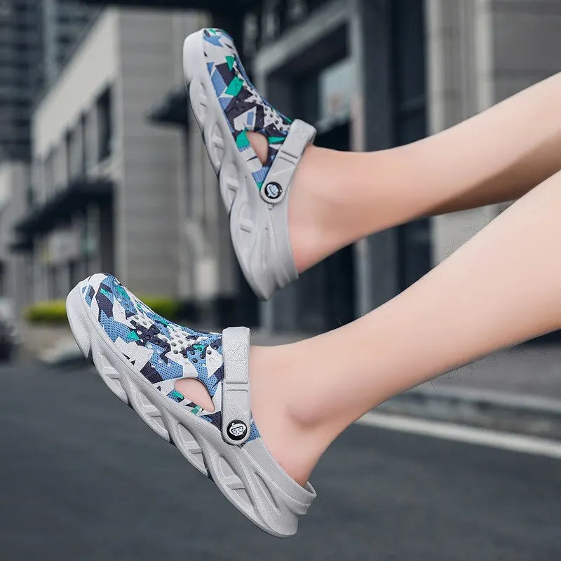 Unisex Summer Slippers Men Clogs Platform