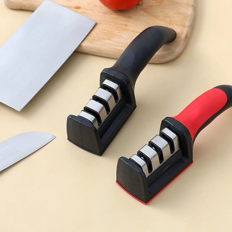 Level 3 Quick Sharpening Tool Knife Sharpener With Anti-slip Base