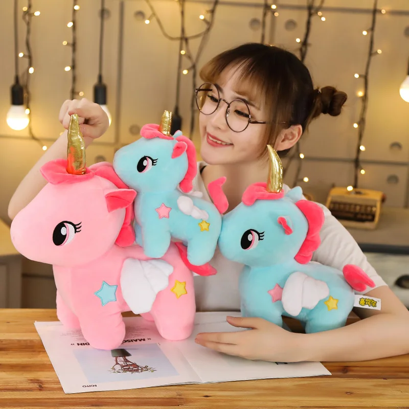 25CM Kawaii Standing Unicorn Plush Toys