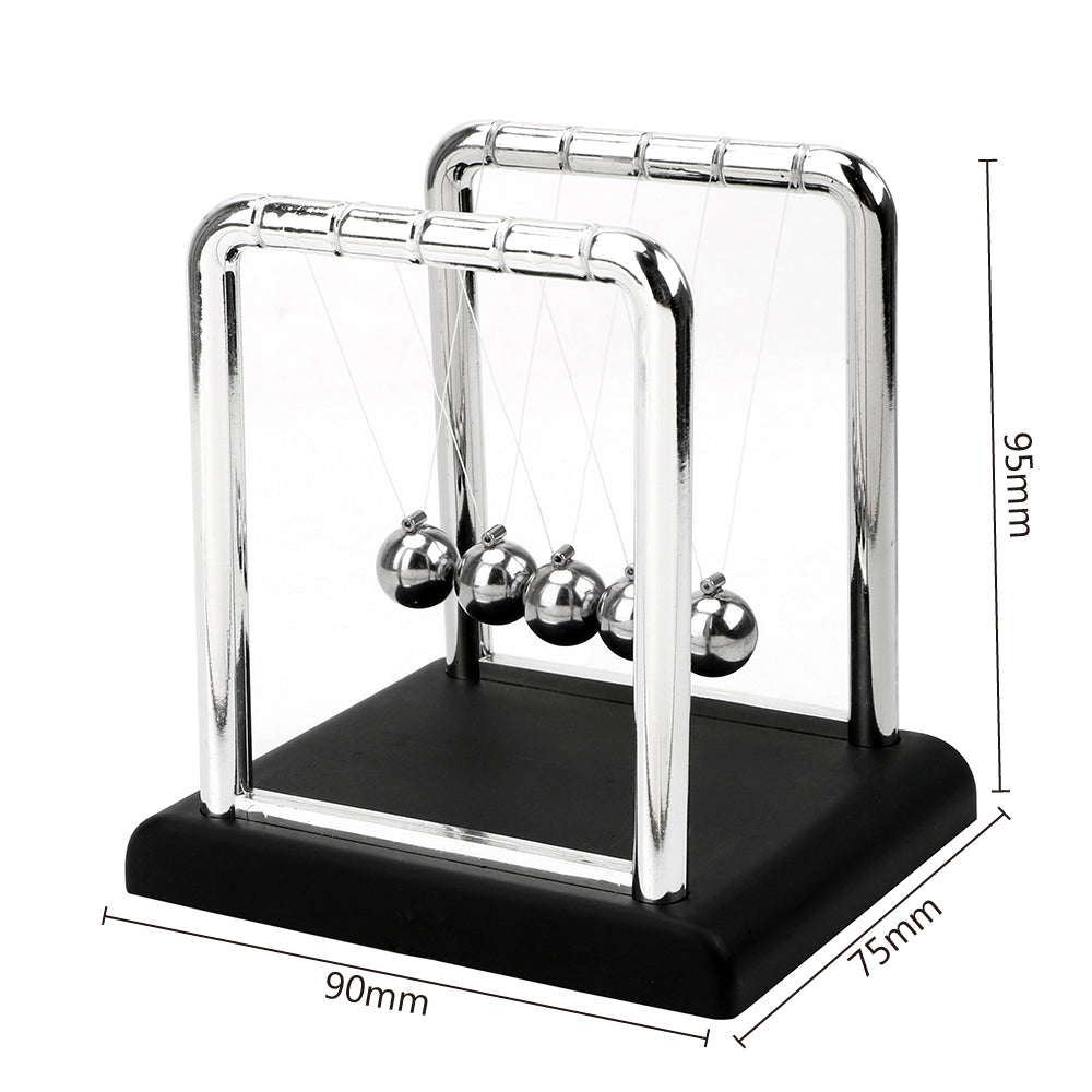 Newton's Cradle Desk Table Decor Metal Pendulum Ball Steel