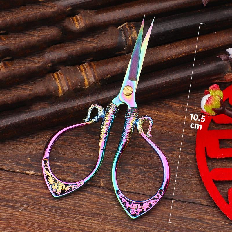 Retro Sewing Needlework Scissors Stainless Steel Yarn