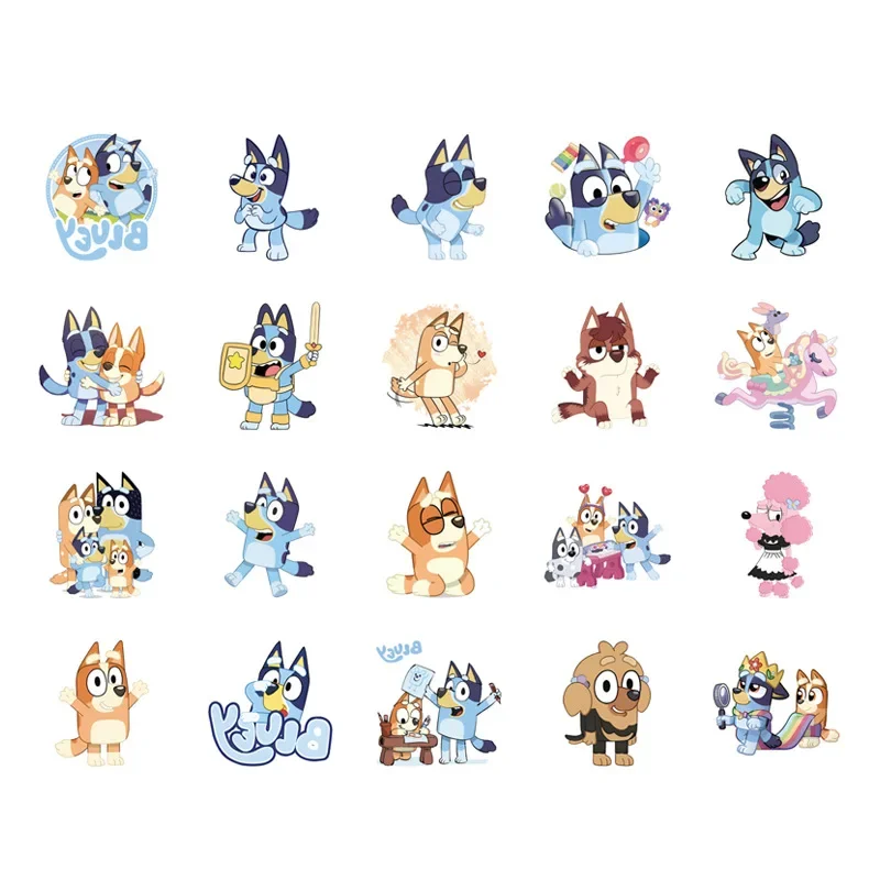 20pcs Bluey Family Bluey Tattoo Stickers Tattoo Sticker