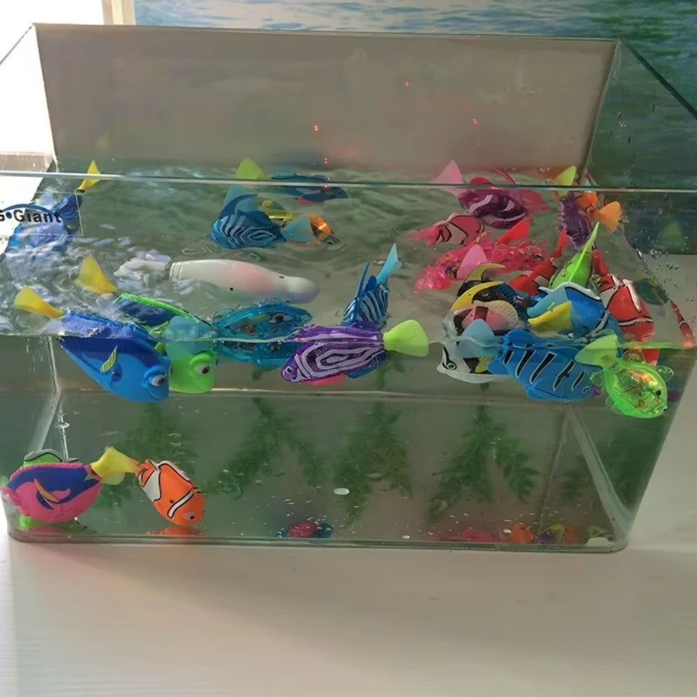 Cat Toy LED Inductive Interactive Swimming Robot Fish