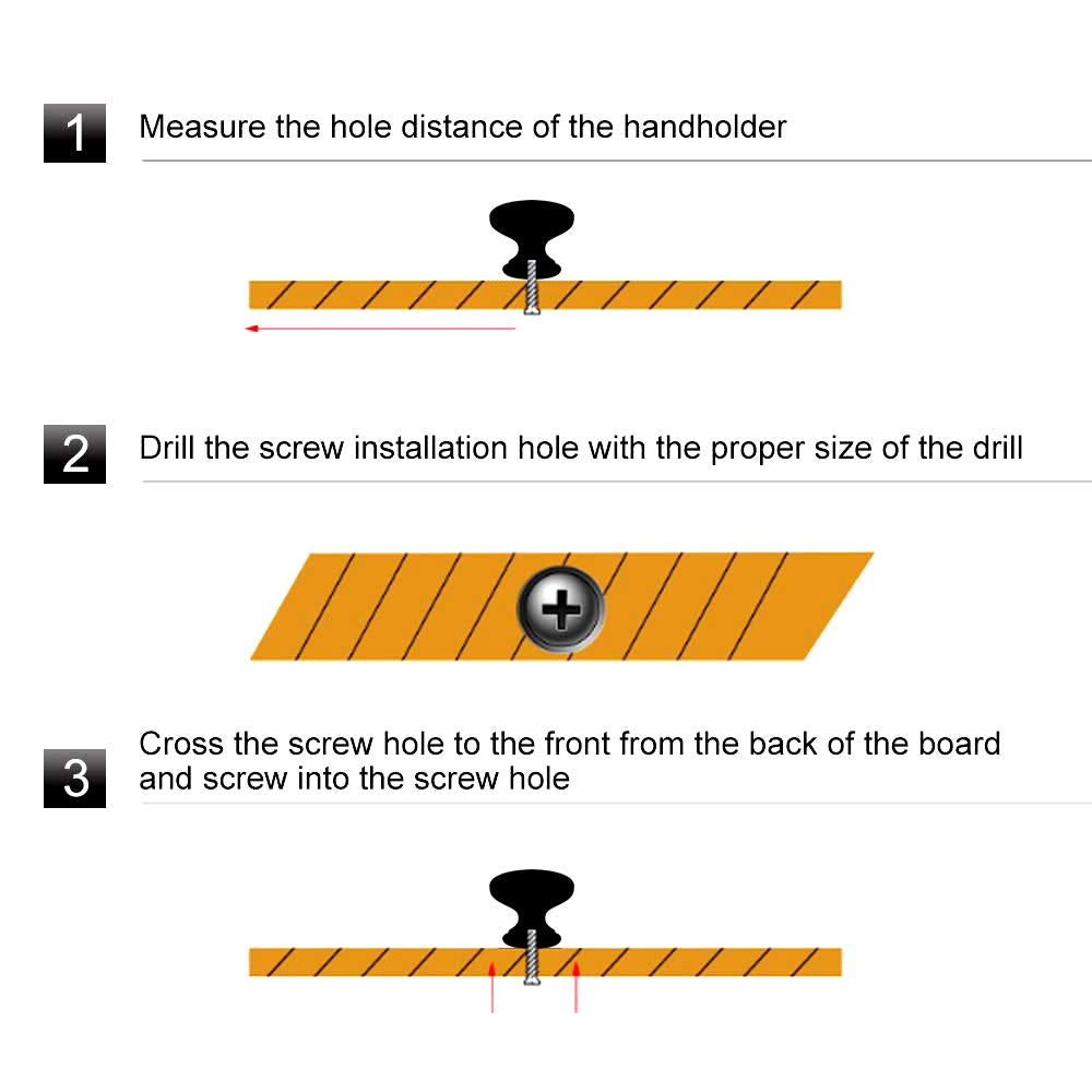 Door Knobs Stainless Steel Drawer Cabinet Handles