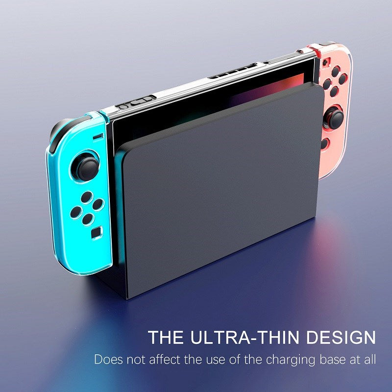 For Nintendo Switch TPU Soft Transparent Shell Protective Case