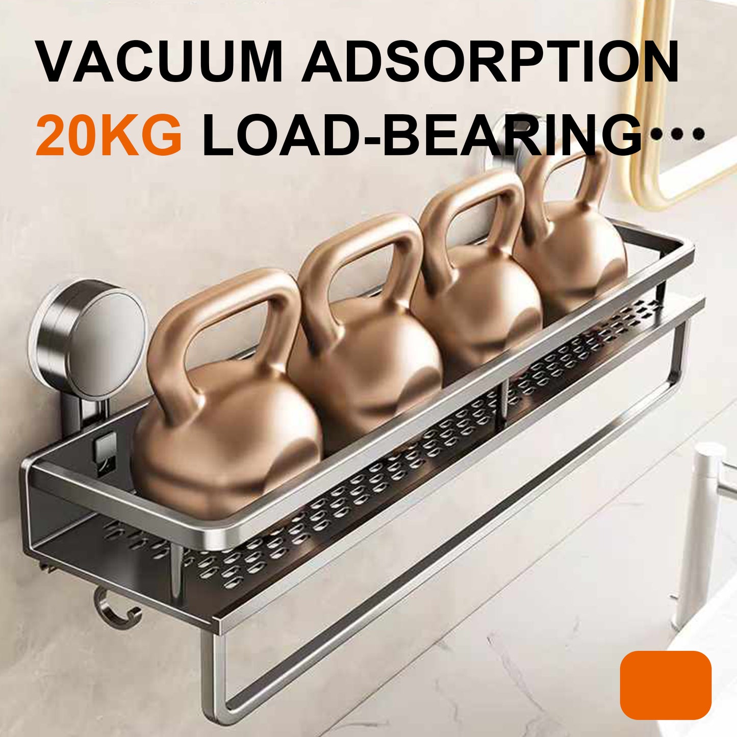 Suction Cup Bathroom Rack Bathroom Shelf