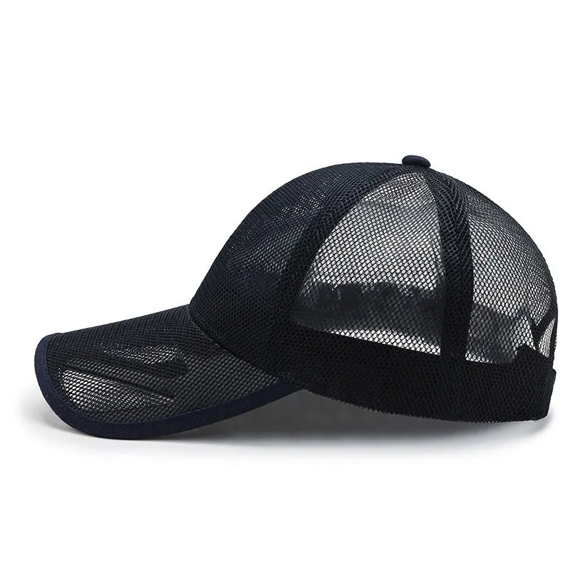 Summer Men Hat Openwork Brim Breathable