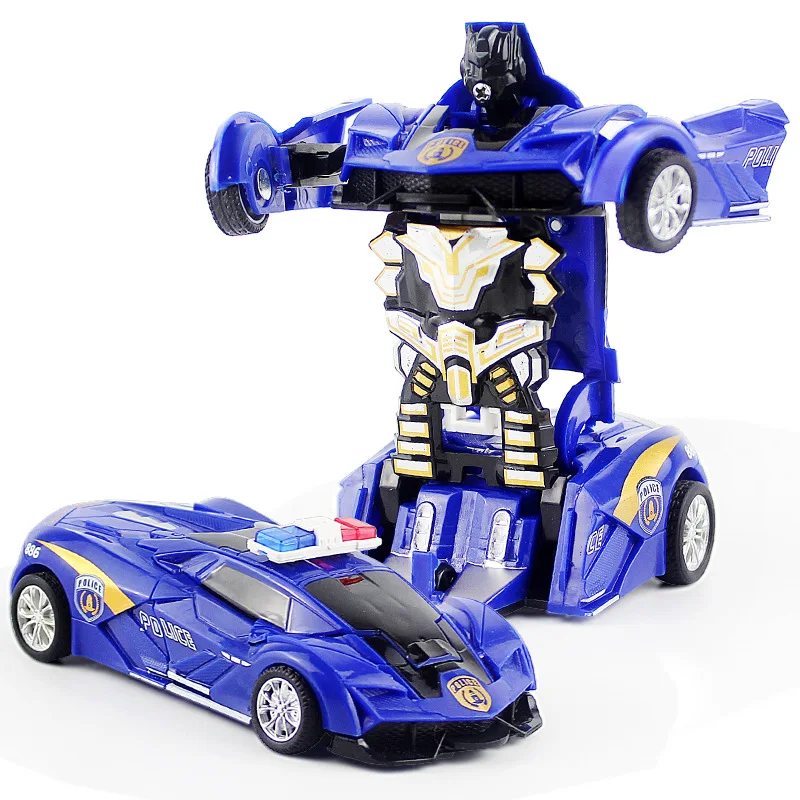 One-key Automatic Transform Robot Car