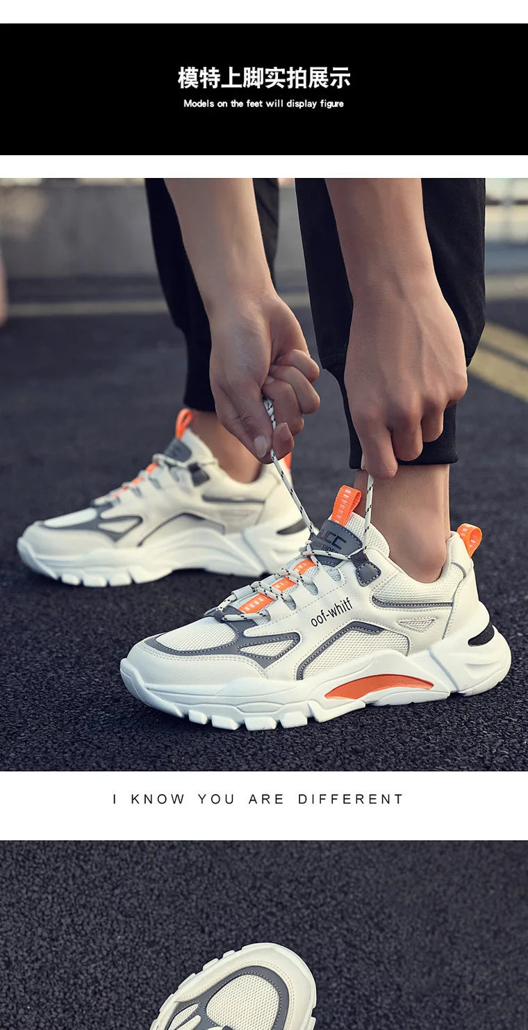 2025 New Spring Men's Shoes Trend Spring Breathable Mesh Shoes