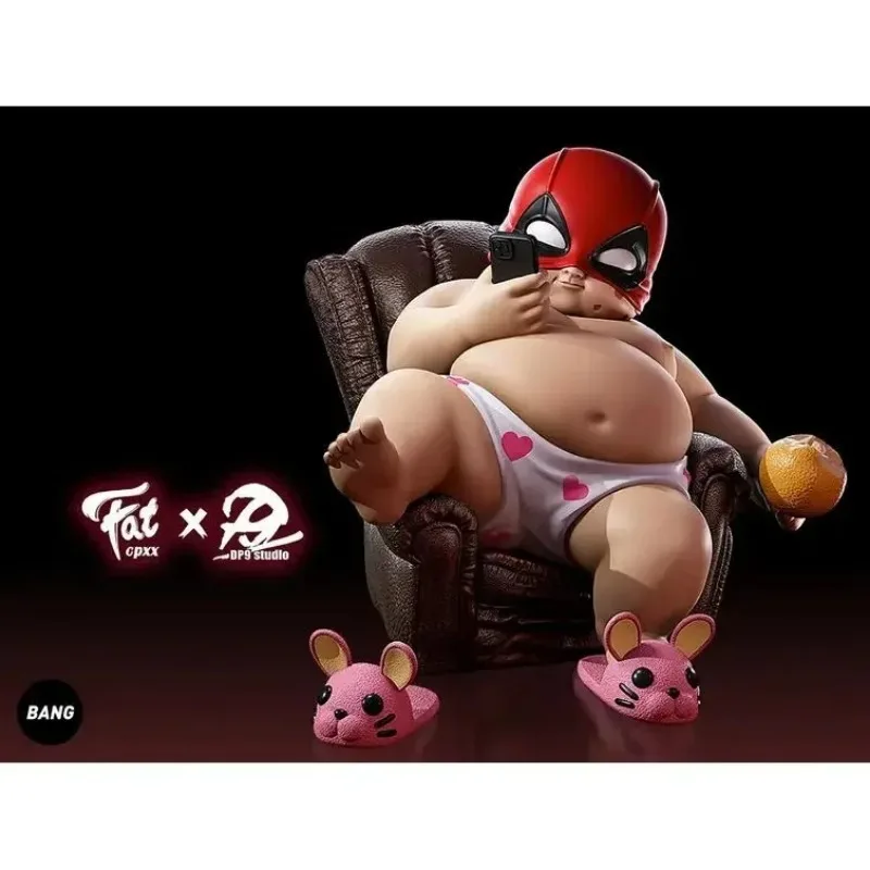 12cm The Avengers Deadpool Fat Figure Cute Anime Action