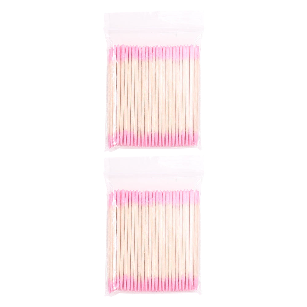 1/2/5/10Pc Nails Wood Cotton Swab Clean Sticks Bud Tip