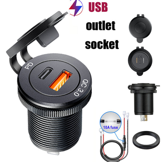 Usb socket in the car Quick Charge PD 3.0 Car Charger 60W