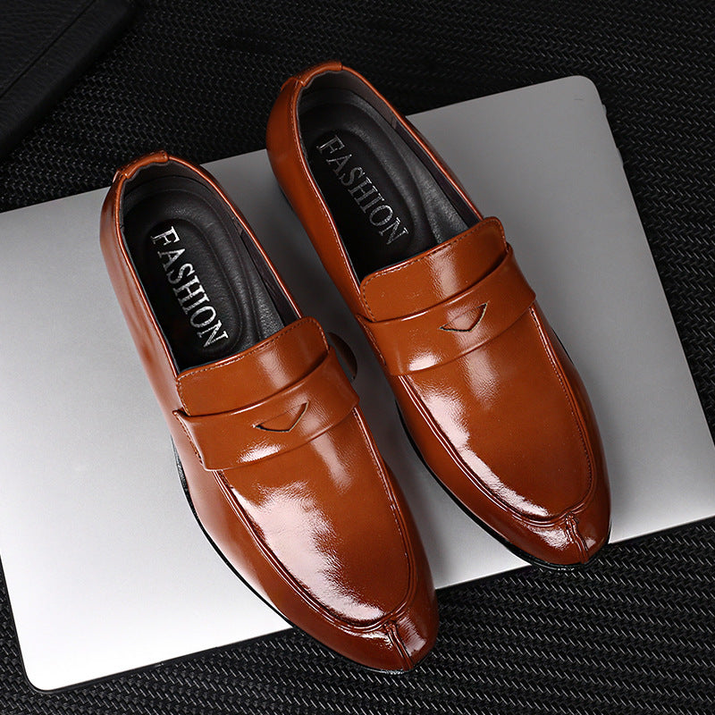 Men Leather Shoes New British Business Dress Shoes