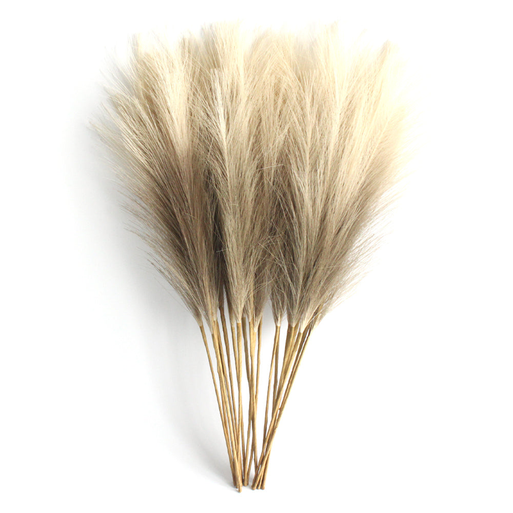 6PCS Artificial Pampas Grass Decor Flowers Fake Plant