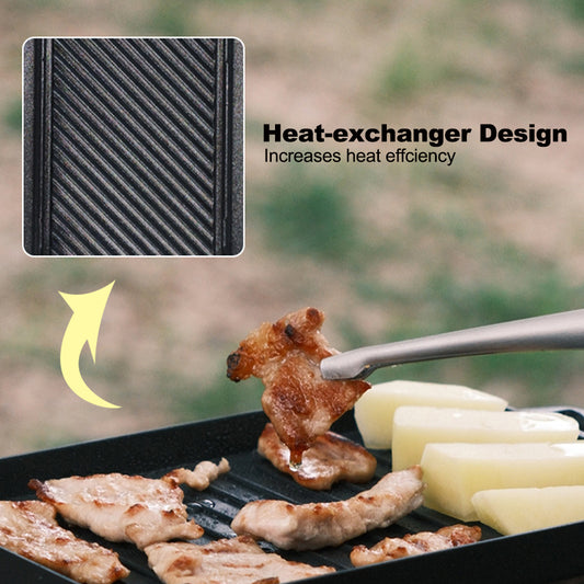 Mini Grill Plate Set Thickened Heat-resistant