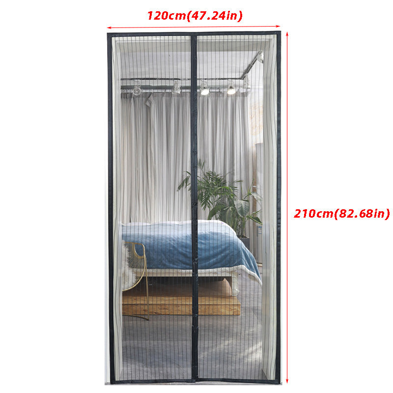 1PC New Magnetic Screen Door Curtain Anti-Mosquito Net Fly