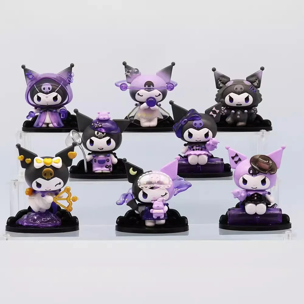 8pcs Sanrio Kuromi Blind Box Werewolf Series High-Looking Action Figure