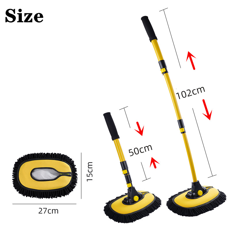 Car Washing Mop Super Absorbent Car Cleaning Brushes Mop Adjustable