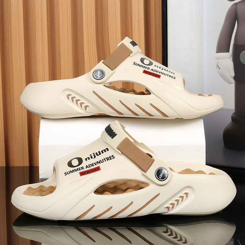 Men Slippers 2024 New Summer EVA Soft-soled Platform Slides