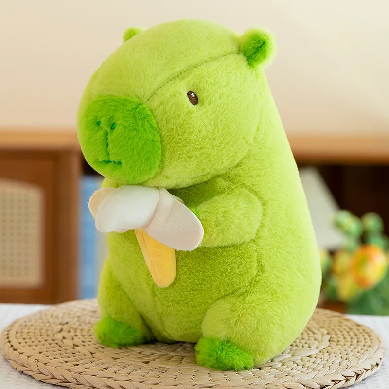 Cute Capybara Plush Toy with Stretchable Snot K Simulation Animal Plush