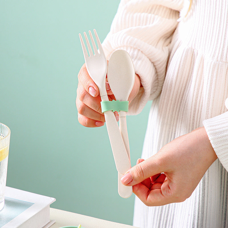 Eco-friendly Green Lunch Box Bamboo Fiber