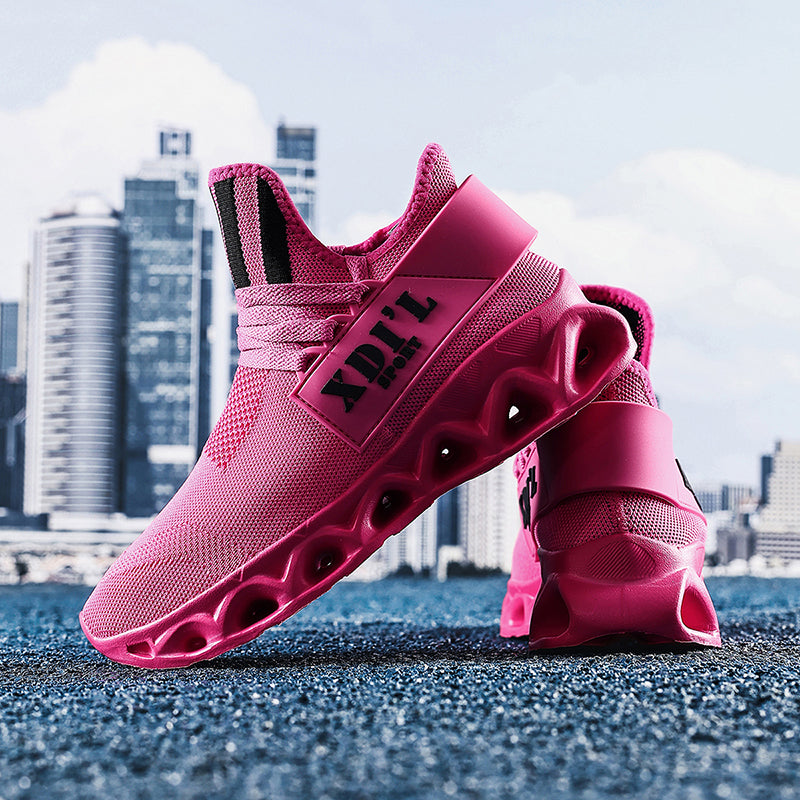 Men's Black Sneakers Wear Resistant Non Slip Breathable Sports Shoes