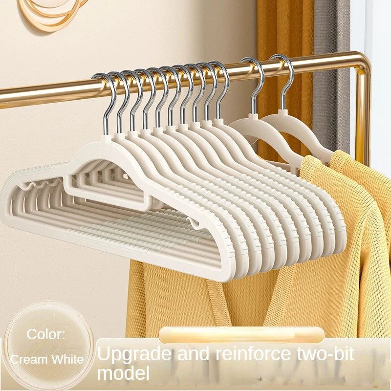 10PCS Anti Slip Hanger Household Clothes Hanger