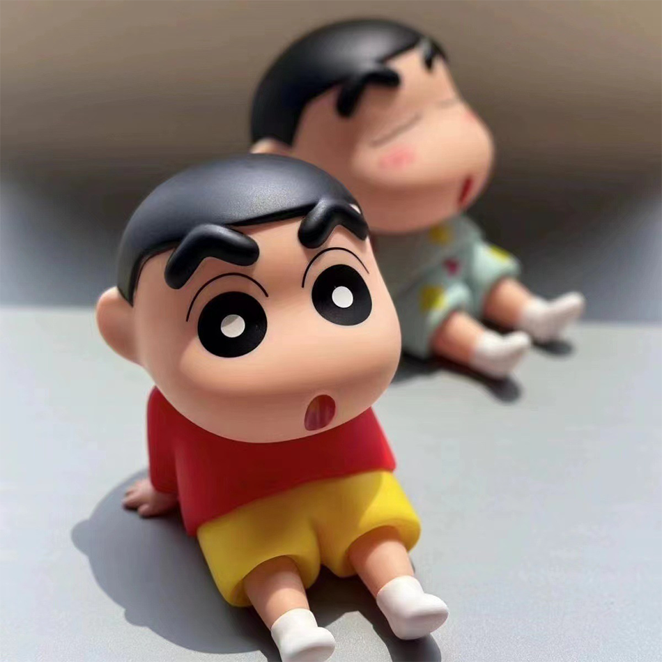 Crayon Shin-Chan Phone Holder Kawaii Anime Desktop Ornaments