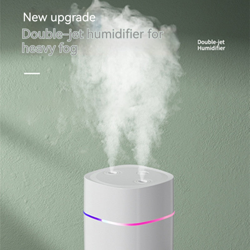 600ML USB Air Humidifier Double Spray