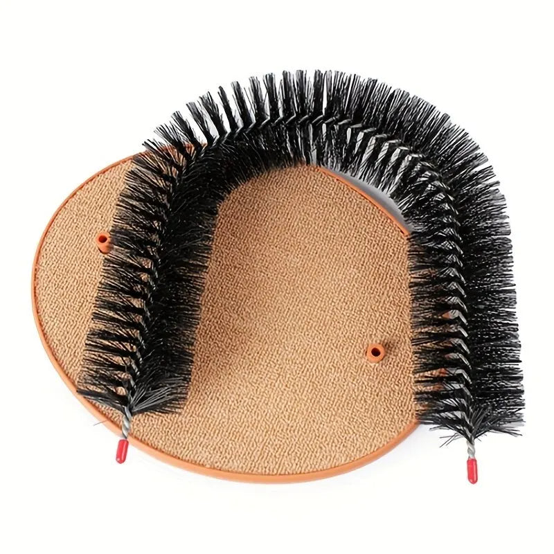 Cat Toy Arch Self Groome Pamper Feline with A Massage Grooming
