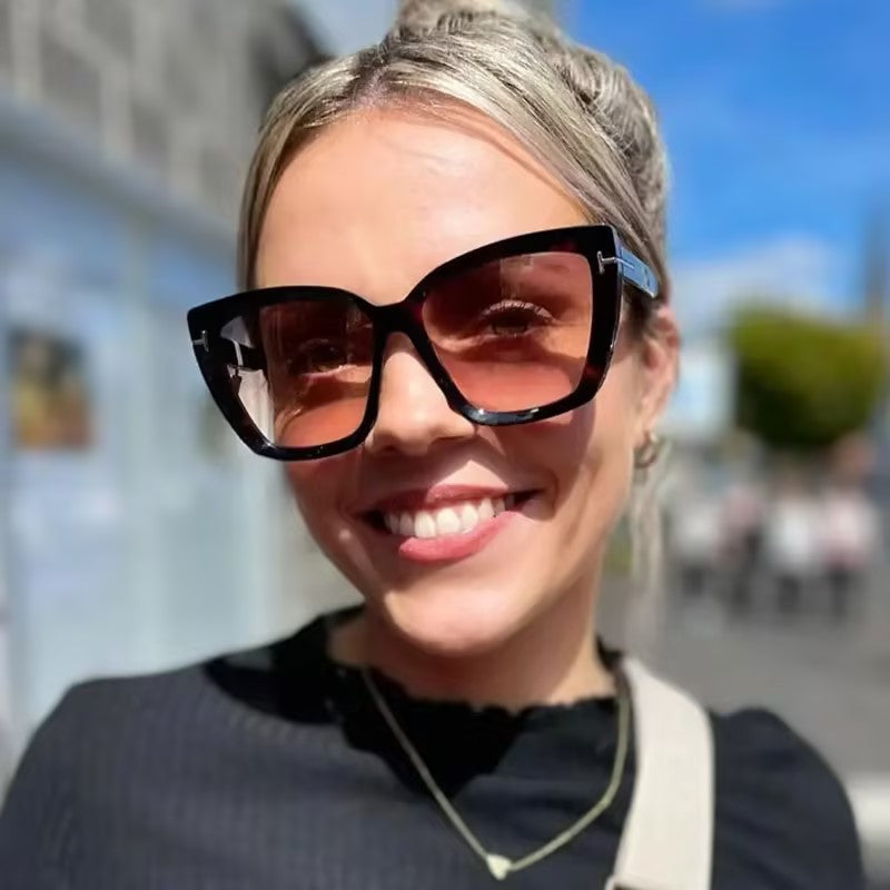 Designer Cat Eye Sunglasses W omen Vintage 2024 High Quality Sun Glasses