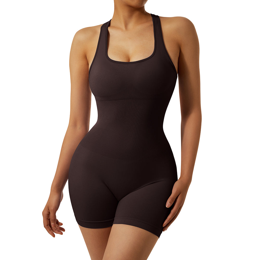 2024 Jumpsuits Women Yoga Shorts Female Sleeveless Sport