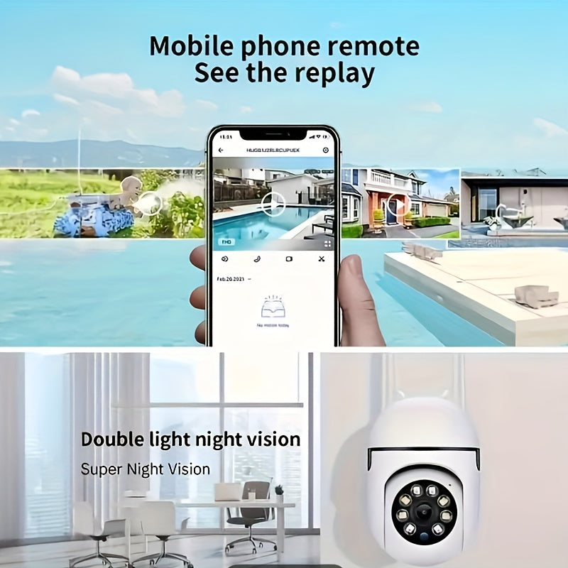 1080P PTZ WIFI IP Camera Audio CCTV Surveillance 4X Zoom